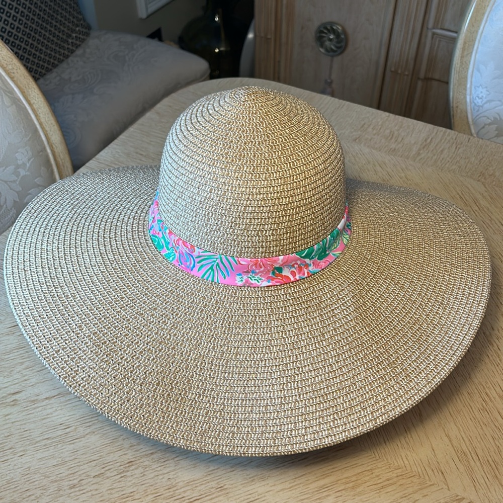 Lily Pulitzer Journey To The Jungle Straw Hat  NWT